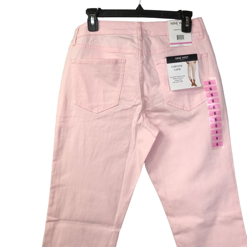 NINE WEST CHRISTIE PINK CAPRI SIZE 6 NEW WITH TAG - Picture 8 of 9